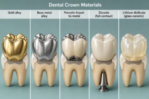 What Materials Are Used To Make Dental Crowns Today?
