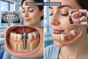 Why Dental Implants Over a Partial?