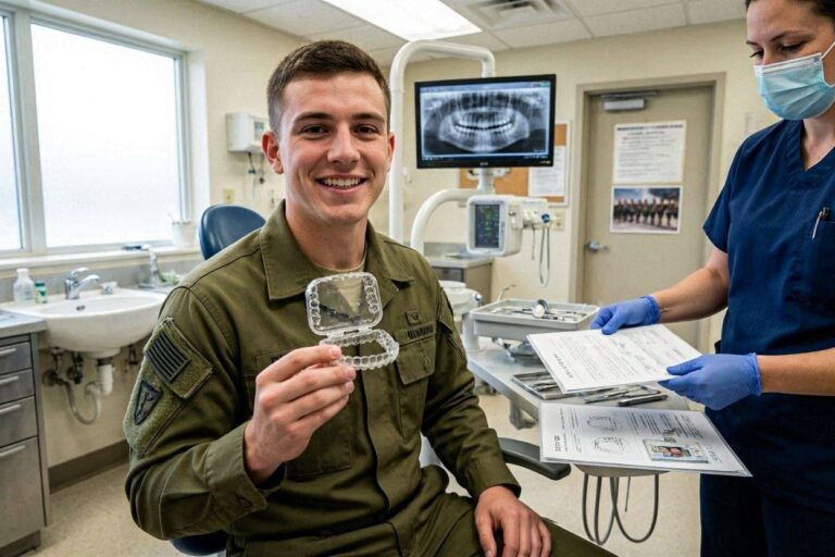 can you have invisalign in the military