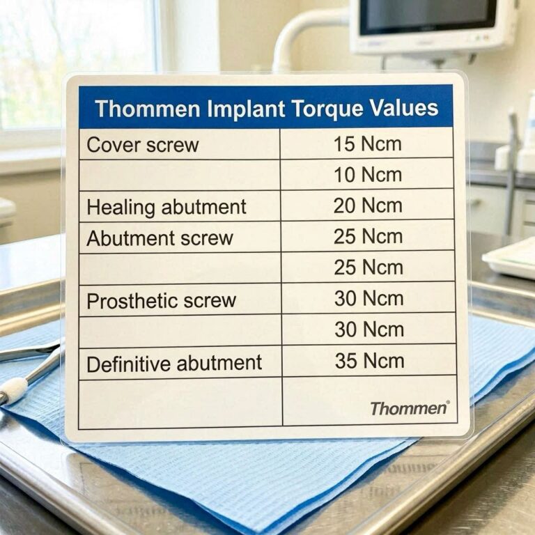 thommen implant torque values