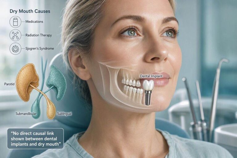 Can Dental Implants Cause Dry Mouth?