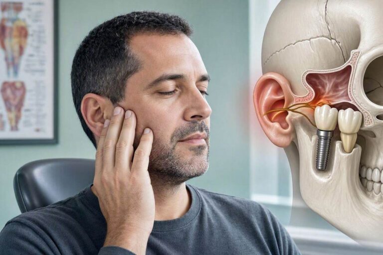 Can Ear Hurt From Upper Dental Implants?