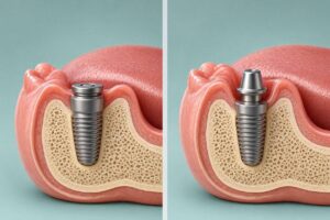 Can Gum Tissue Cover Dental Implants?