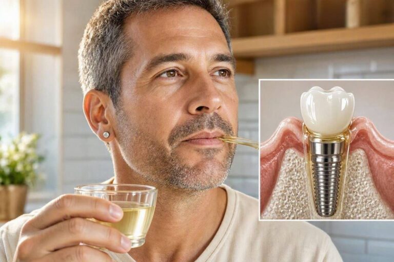 Can You Oil Pull With Dental Implants?