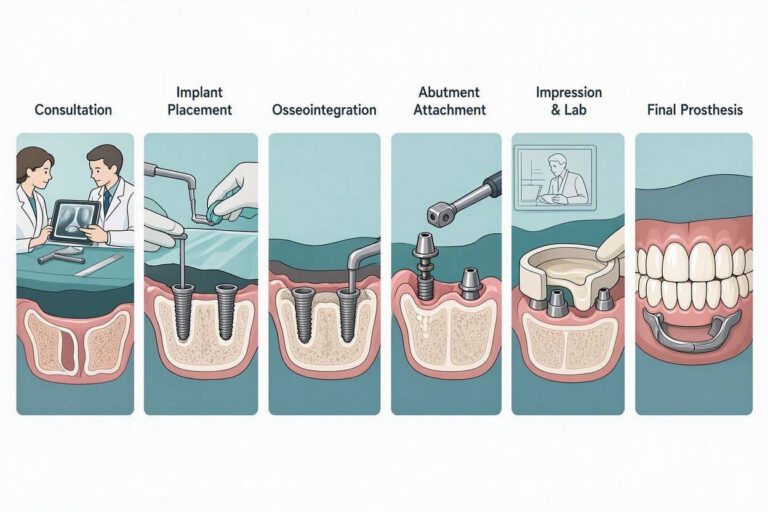 How Are Implant Supported Dentures Made?