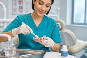 How To Clean Implant Full Dentures?