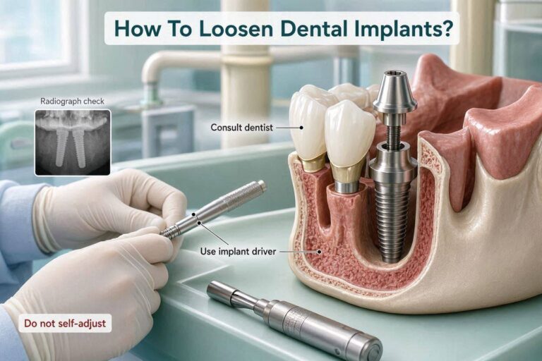 How To Loosen Dental Implants?