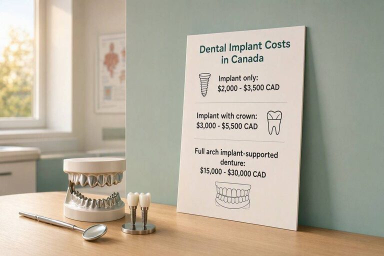 In Canada How Much Does A Dental Implant Cost?