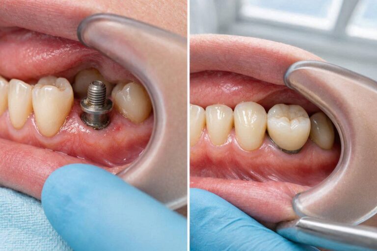 Should Dental Implant Screw Be Visible?