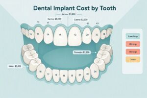 Does The Cost Of Dental Implants Depend On The Tooth?