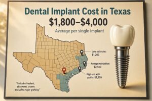 In Texas How Much Does A Dental Implant Cost?