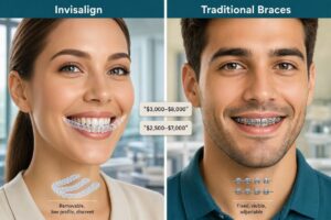 What Is The Cost Of Avisiline Versus Braces?