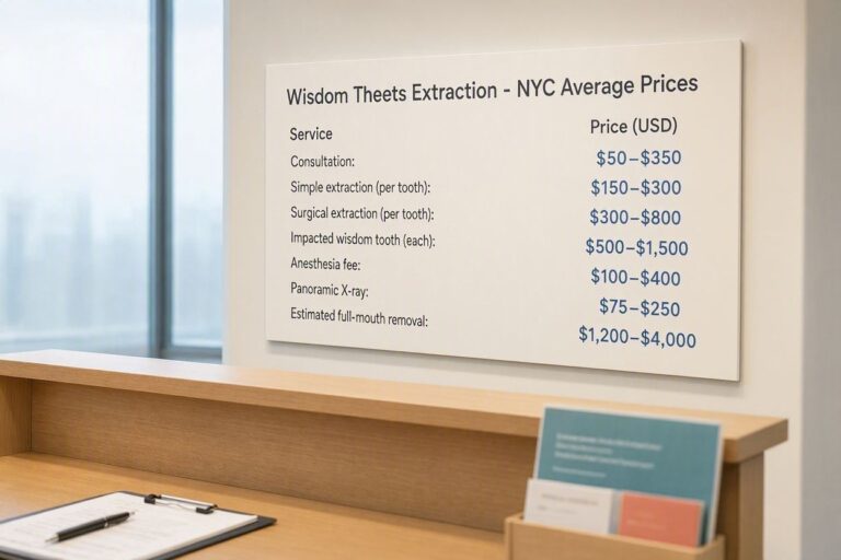 What Is The Cost Of Wisdom Teeth Extraction In NYC?