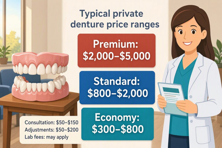 How Much Do Private Dentures Cost?