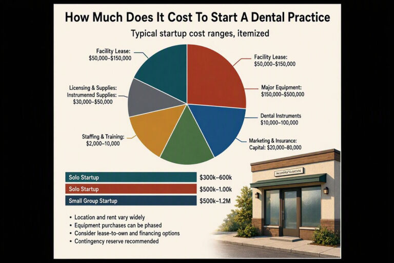 How Much Does It Cost To Start A Dental Practice?