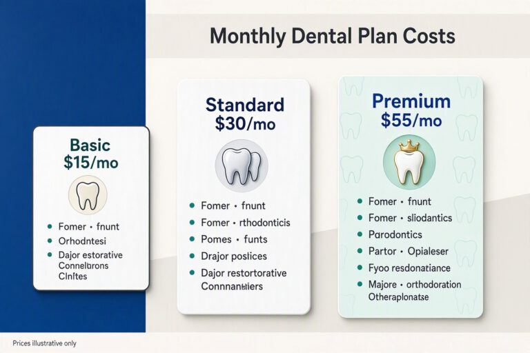 What Is The Monthly Cost Of A Dental Plan?